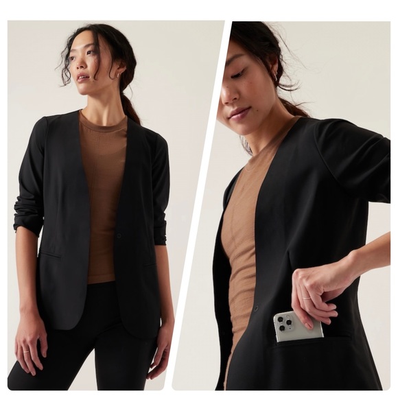 Athleta Avenue Blazer // Black #982816 - Picture 1 of 16